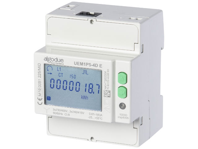 Algodue UEM1P5 series three-phase electricity meters