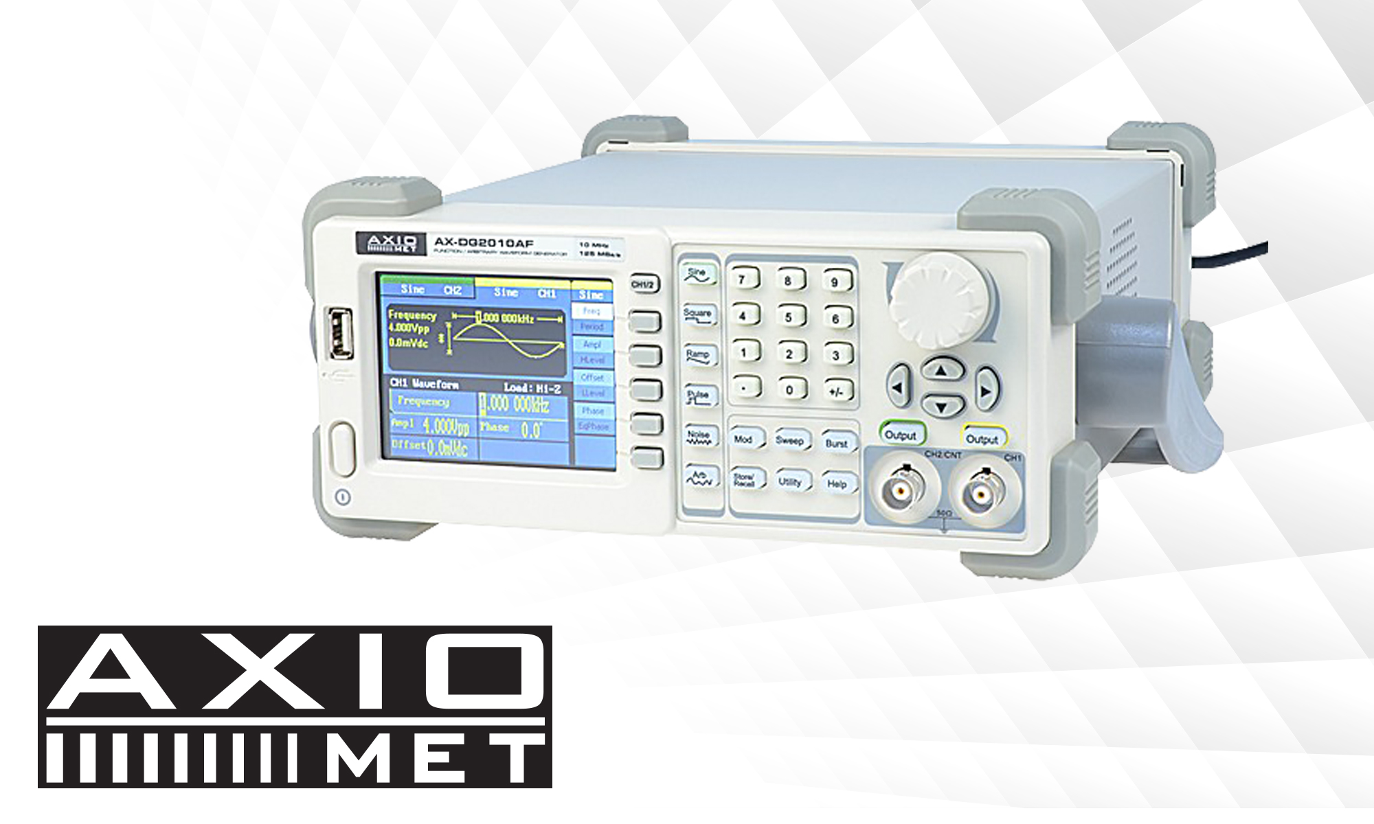 AX-DG2010AF - dual-channel function generator from Axiomet